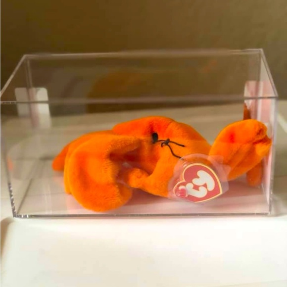 AUTHENTICATED Digger the Crab Beanie Baby